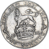 1920 Shilling - George V British Silver Coin