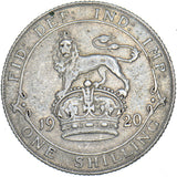 1920 Shilling - George V British Silver Coin