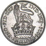 1928 Shilling - George V British Silver Coin