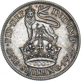 1929 Shilling - George V British Silver Coin