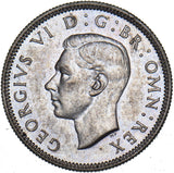 1938 English Shilling - George VI British Silver Coin