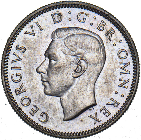 1938 English Shilling - George VI British Silver Coin