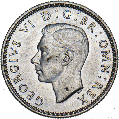 1938 English Shilling - George VI British Silver Coin