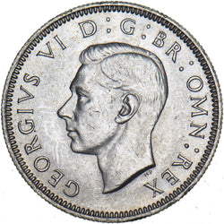 1946 English Shilling - George VI British Silver Coin