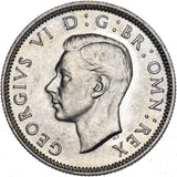 1946 English Shilling - George VI British Silver Coin