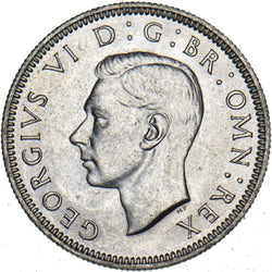 1946 English Shilling - George VI British Silver Coin