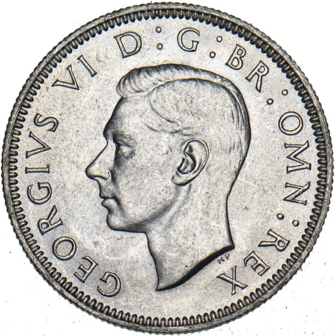 1946 English Shilling - George VI British Silver Coin