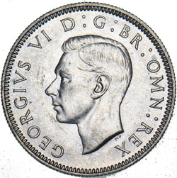 1946 English Shilling - George VI British Silver Coin
