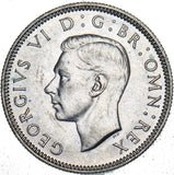 1946 English Shilling - George VI British Silver Coin