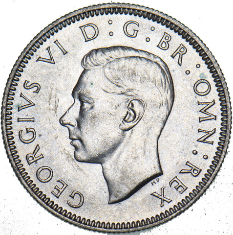 1946 English Shilling - George VI British Silver Coin