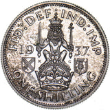 1937 Scottish Shilling (Likely Proof) - George VI British Silver Coin