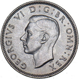 1946 Scottish Shilling - George VI British Silver Coin