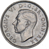 1947 Scottish Shilling - George VI British  Coin