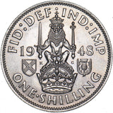 1948 Scottish Shilling - George VI British  Coin