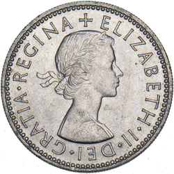 1954 English Shilling - Elizabeth II British  Coin