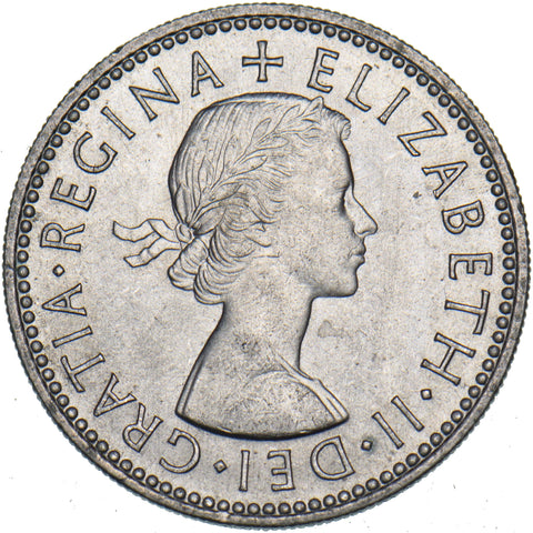 1954 English Shilling - Elizabeth II British  Coin