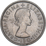 1955 English Shilling - Elizabeth II British  Coin