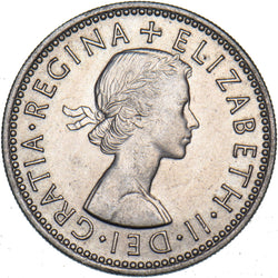 1956 English Shilling - Elizabeth II British  Coin