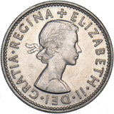 1956 English Shilling - Elizabeth II British  Coin