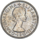 1958 English Shilling - Elizabeth II British  Coin