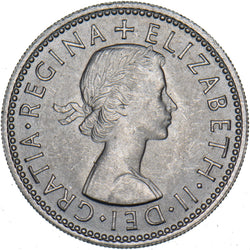 1960 English Shilling - Elizabeth II British  Coin