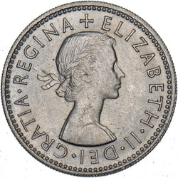 1961 English Shilling - Elizabeth II British  Coin
