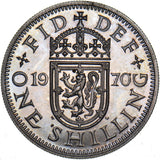 1970 Proof Scottish Shilling - Elizabeth II British  Coin
