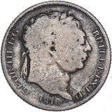 1818 Sixpence - George III British Silver Coin