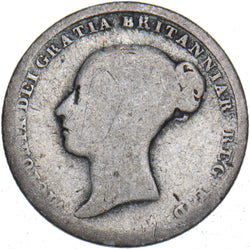 1839 Sixpence - Victoria British Silver Coin