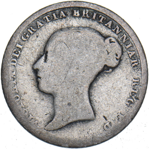 1839 Sixpence - Victoria British Silver Coin