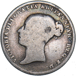 1844 Sixpence - Victoria British Silver Coin