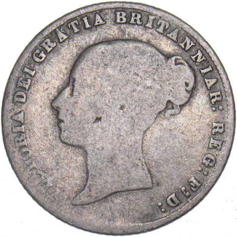 1859 Sixpence - Victoria British Silver Coin