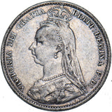 1892 Sixpence - Victoria British Silver Coin