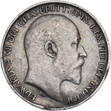 1902 Sixpence - Edward VII British Silver Coin