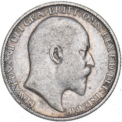 1906 Sixpence - Edward VII British Silver Coin