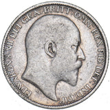 1906 Sixpence - Edward VII British Silver Coin