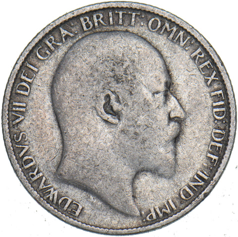 1907 Sixpence - Edward VII British Silver Coin