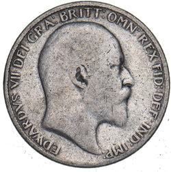 1907 Sixpence - Edward VII British Silver Coin