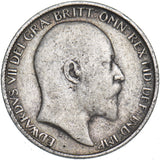 1908 Sixpence - Edward VII British Silver Coin