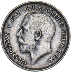 1912 Sixpence - George V British Silver Coin