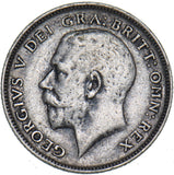 1912 Sixpence - George V British Silver Coin