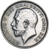1921 Sixpence - George V British Silver Coin