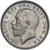 1922 Sixpence - George V British Silver Coin