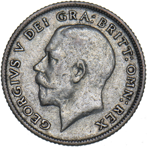 1924 Sixpence - George V British Silver Coin