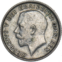 1924 Sixpence - George V British Silver Coin