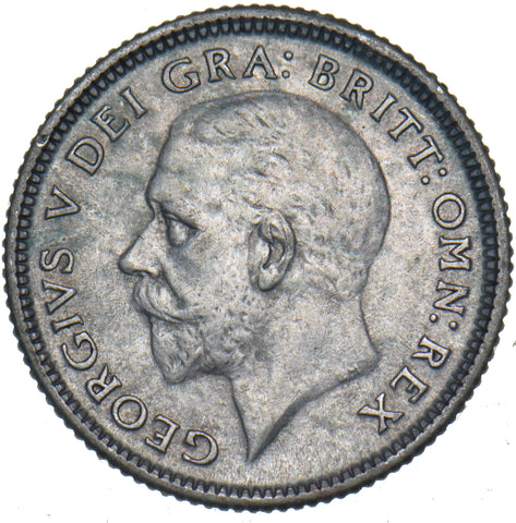 1926 Sixpence - George V British Silver Coin