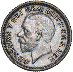 1927 Sixpence - George V British Silver Coin