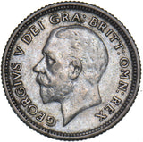 1927 Sixpence - George V British Silver Coin