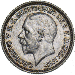 1928 Sixpence - George V British Silver Coin