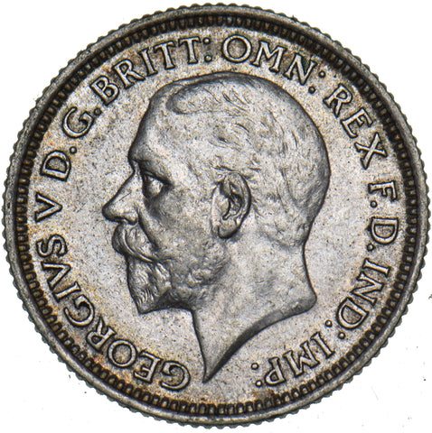 1928 Sixpence - George V British Silver Coin